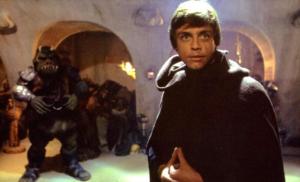 Luke Skywalker as Jedi Knight in "Return of the Jedi"